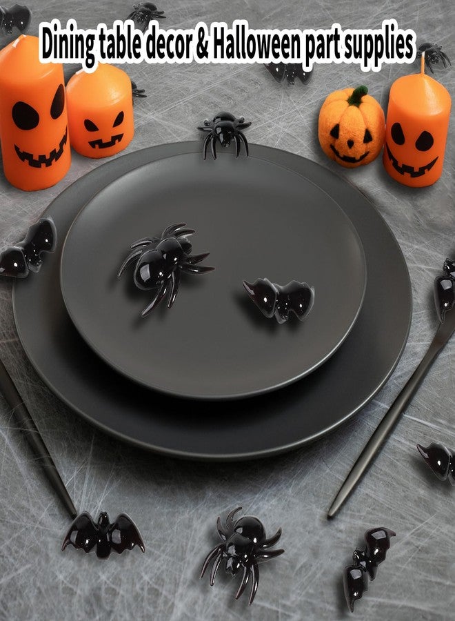 FXMHEHBB 350 Pcs Mini Resin Bats Halloween, Tiny Black Plastic Bat Figurines Halloween Decoration Party Favors Kids Small Gift Toy Home Decor - Image 5